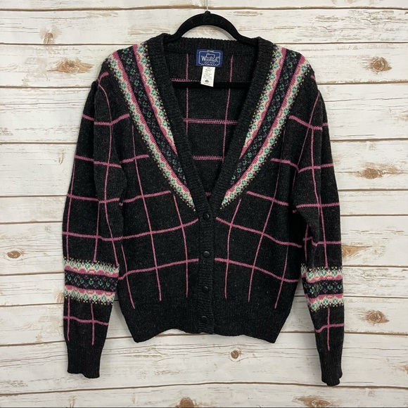 Vintage Woolrich Grandmacore Fair Isle Sweater - Picture 1 of 7